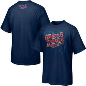  Nike Boston Red Sox Navy Blue Spring Training Locale T 