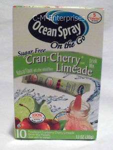 Ocean Spray On The Go Sugar Free CranCherry Limeade Mix  