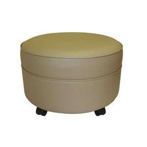   800R VCobble caster Extra Large Round Ottoman: Home & Kitchen