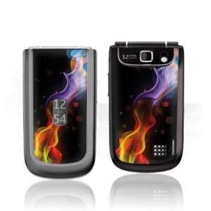  Design Skins for Nokia 3710 Fold   Coloured Flames Design 