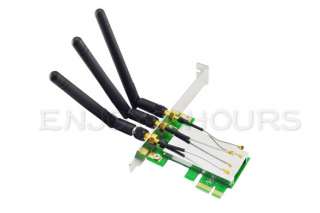 Mini PCI E to PCI E Wireless adapter +3 antenna WiFi 1 Shielding