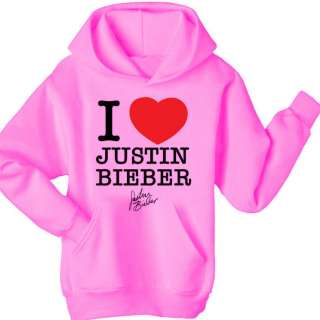 Love Justin Bieber Hoodie Top   All Sizes and Colours  