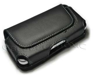 New Black Belt clip leather Case Sleeve for Nokia C3 C3 00  
