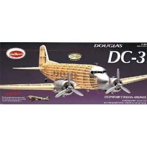  DC 3 Balsa Model Airplane Guillows Toys & Games