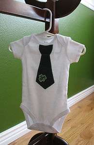  Day or St. Patricks Tie Onesies & Tees   Baby Boy Boutique!  