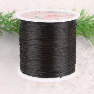 5MM Black Stretch Elastic Bead Cord Thread String 80Y  