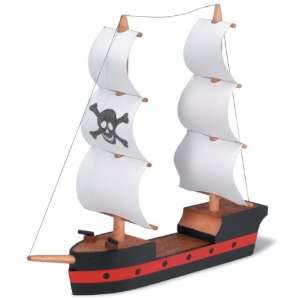  Wood Model Kit Pirate Ship