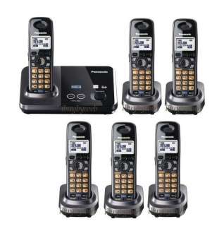 Panasonic DECT 6.0 KX TG9322T 2 Line 6 Cordless Phones  
