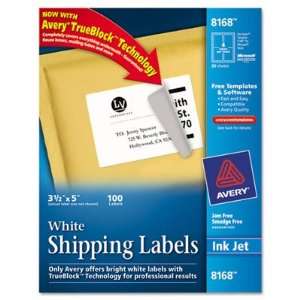  Avery 8168   Shipping Labels with TrueBlock Technology, 3 