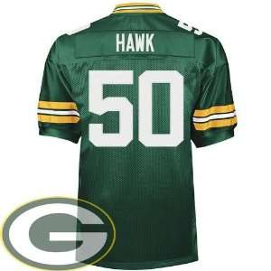  Green Bay Packers #50 A.J. Hawk Jersey Authentic Football 