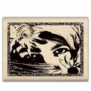  Asian Mysteries Wood Mounted Rubber Stamp Arts, Crafts 