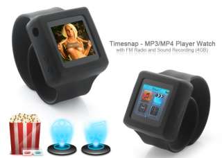     /MP4 Player Watch with FM Radio and Sound Recording (4GB