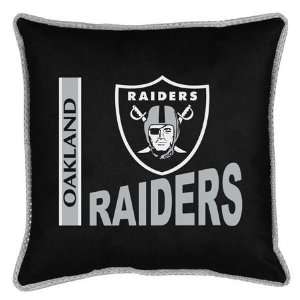 Oakland Raiders Sidelines Toss Pillow:  Home & Kitchen