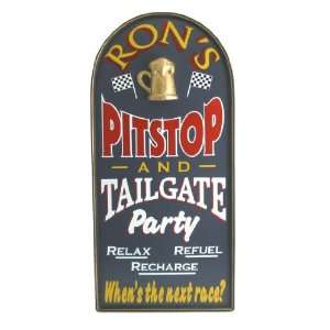  Personalized Pit Stop Sign