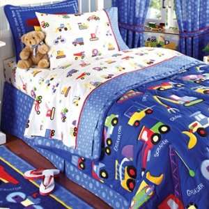 Olive Kids BD UNCT 215 Under Construction Toddler Comforter Bed Set 