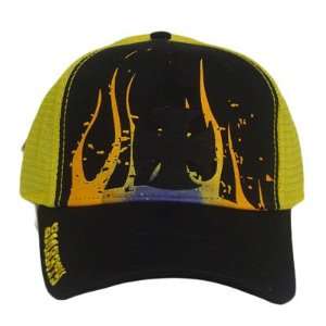  OFFICIAL SMARTY SKATEBOARD YOUTH CAP HAT BLACK YELLOW 