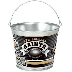  New Orleans Saints Galvanized Pail 5 Quart Sports 