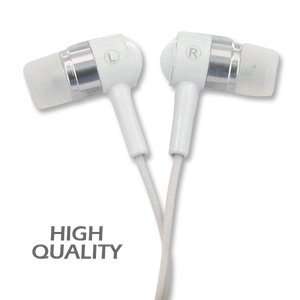  Noise Isolation HQ Metal Earbuds   White Software