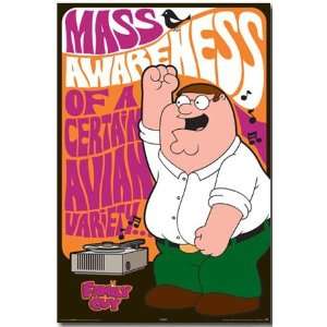 Family Guy Mass Awareness Bird Is The Word Poster 24787  