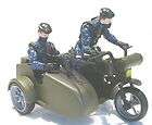 Motorcycle with Sidecar Tin Toy Clockwork MS709 NEW