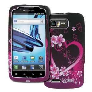   Design Hard Case Cover (Purple Hearts with Flowers) [EMPIRE Packaging