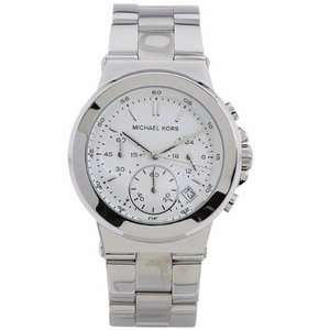 Michael Kors Womens Silver Chronograph Watch MK5221  