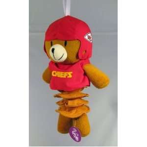   Kansas City Chiefs NFL Musical Plush Pull Down Bear: Toys & Games