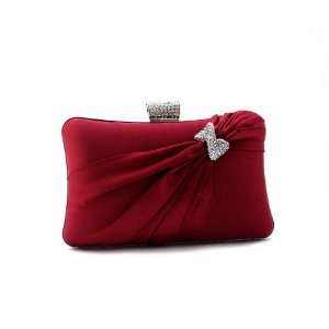   Purse Mini Bag Wedding Clutch Holiday Birthday Gift Sil0071 burgundy