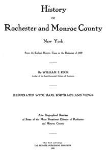 1908 Genealogy Bios Rochester & Monroe Co New York NY  