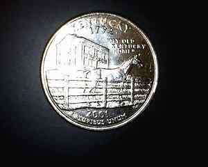 2001 D Kentucky Unc. State quarter Coin  