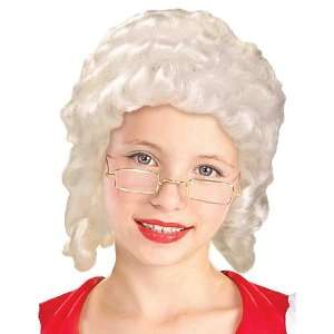  White Colonial Girl Kids Wig Toys & Games