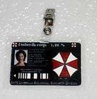 Resident Evil ID Badge Umbrella Corp Jill Valentine