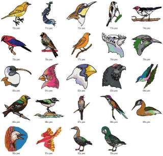 BIRDS COLLECTION   LD MACHINE EMBROIDERY DESIGNS  
