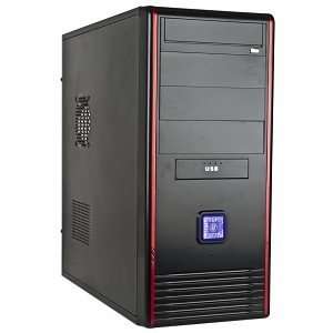  10 Bay ATX Mid Tower Computer Case   No Power Supply 