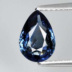 CERTIFIED Unheated Untreated 1.88ct 6.3x9mm Pear Matisse Blue SAPPHIRE 