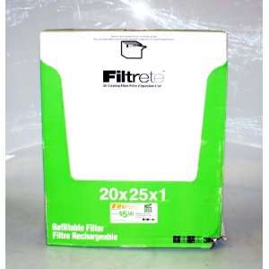  Filtrete 500 Dust & Pollen Refillable 20 X 25 X 1 Filters 