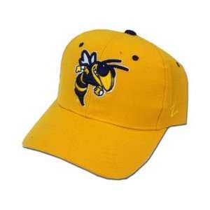   Georgia Tech Yellow Jackets Yellow Fitted Hat w/Bee: Sports & Outdoors