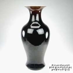 Chinese Porcelain Monochrome Baluster Vase, 18/19th Century  