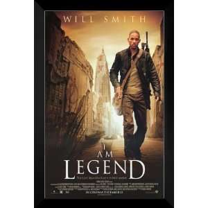  I Am Legend FRAMED 27x40 Movie Poster Will Smith