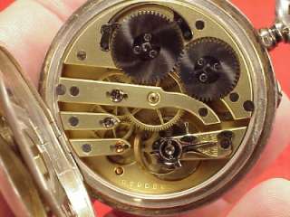   International Watch Co. 50mm 900 Silver Case Gold Hands 1906  