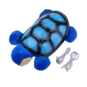  Blue Cute Sublime Sparkling Turtle Shape Audio Speaker 