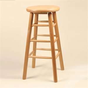 Alston Quality 8530/30/Cherry Solid Backless Bar Stool  