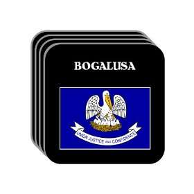  US State Flag   BOGALUSA, Louisiana (LA) Set of 4 Mini 