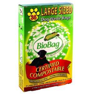 Bio Bags Large Dog Waste Bags   Box: Pet Supplies