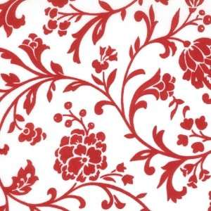  Fresh Flowers   Floral Scroll in White Red Kitchen 