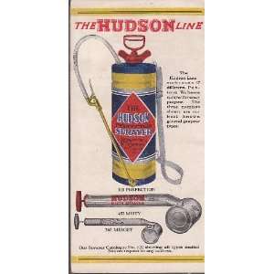 1928 The Hudson Line Hudson Sprayers Folding Brochure 
