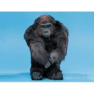  Large Sitting Gorilla Monkey Rare Collectible Figure 