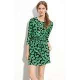 Diane Von Furstenberg EMSLEY Silk Jersey Shirtdress Dress Belt Hoof 
