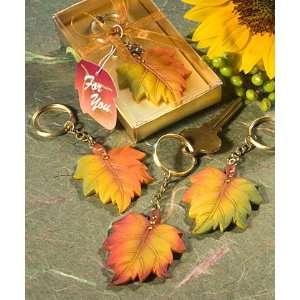  Autumn Wedding Favors Autumn Leaf Keychains, 36 Health 