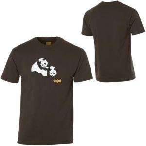  Enjoi Piggyback Pandas T Shirt Dark Chocolate Size Medium 